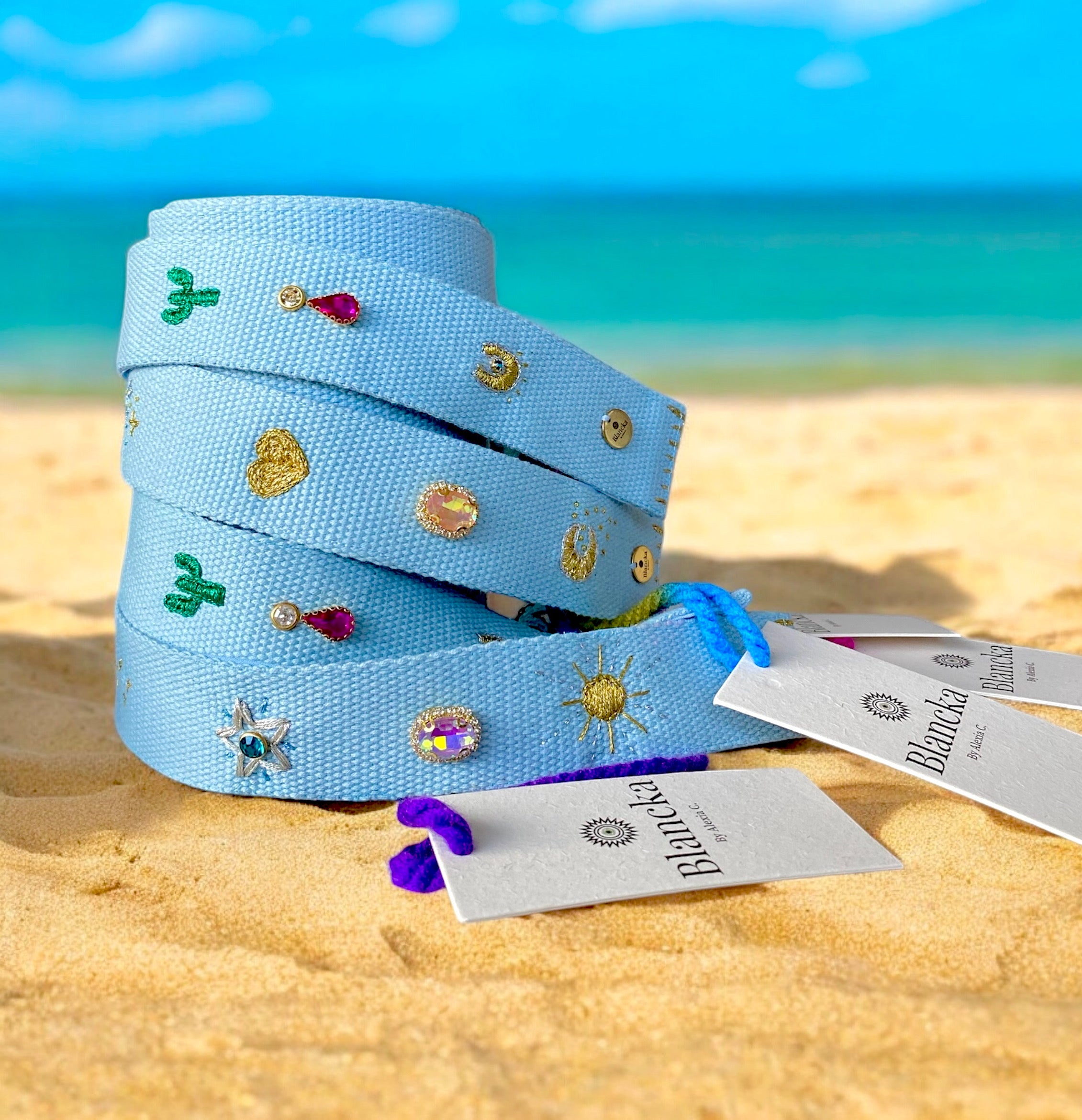 Ceinture ARIZONA brodée & bijoux