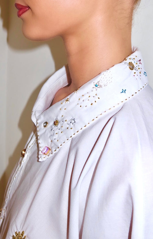 Chemise CIEL ETOILE brodé