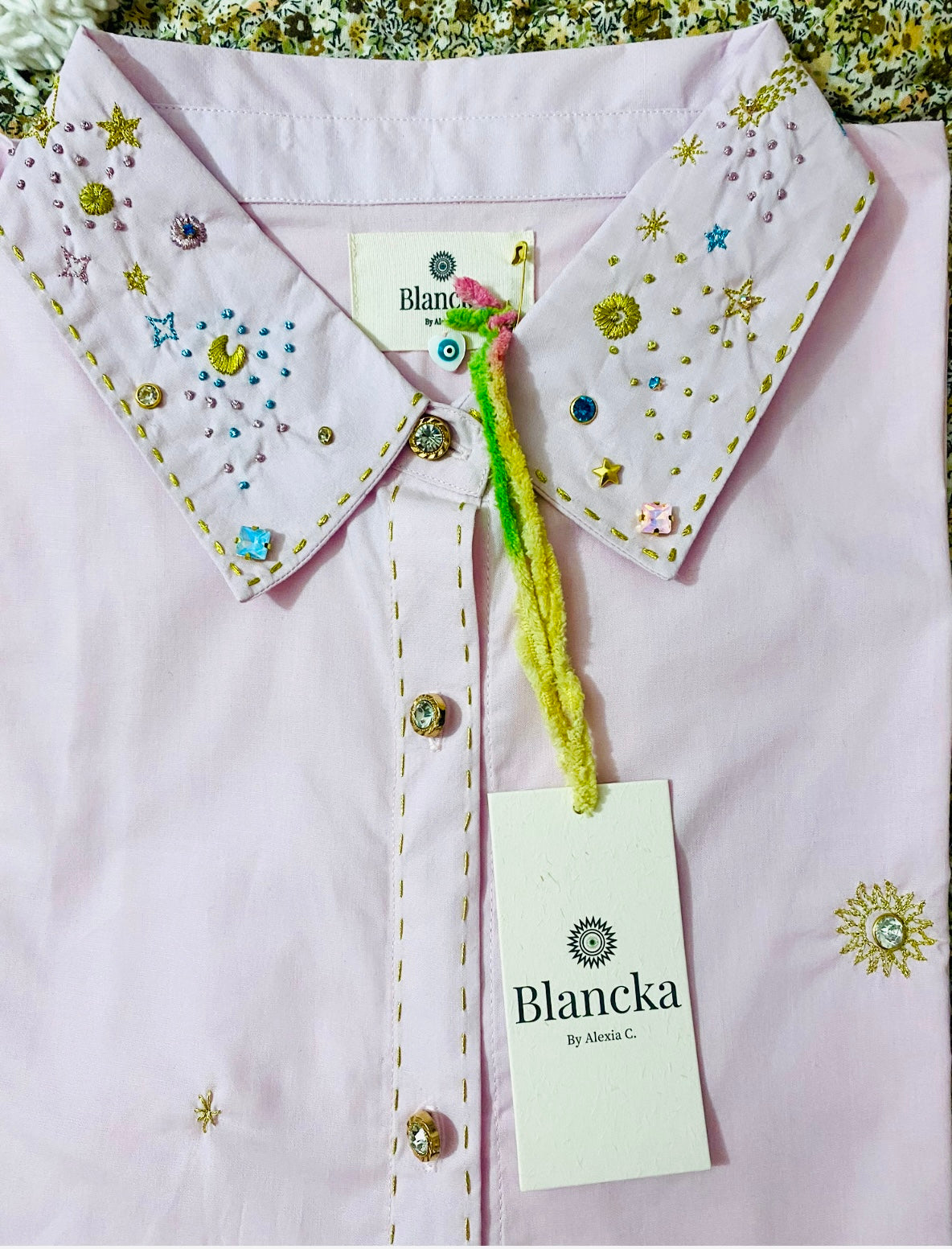 Chemise CIEL ETOILE brodé